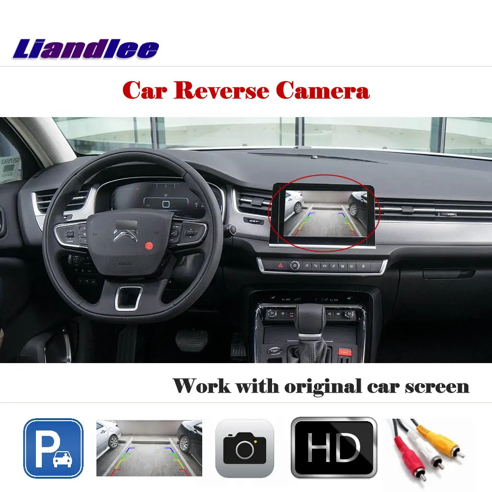 Камера заднего вида Liandlee для Citroen C5 2008 2017 / HD CCD|Камеры авто| |