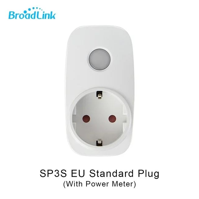 SP3S-EU 1PCS Broadlink SP3S энергосберегающий монитор смарт-разветвитель Wi-Fi розетка afstandard bediening Met измеритель мощности контроллер двери IOS Android - Цвет: SP3S-EU 1PCS