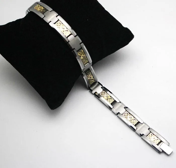 Лидер продаж 2017 вольфрамовые браслеты золотого цвета для мужских ювелирных