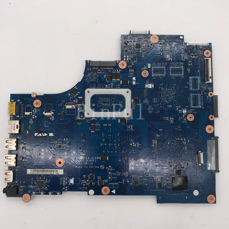 High quality For 3521 Laptop motherboard CN-0HKJ53 0HKJ53 HKJ53 VAW00 LA-9104P With SR0N9 I3-3217U CPU 100% full Tested | Компьютеры и