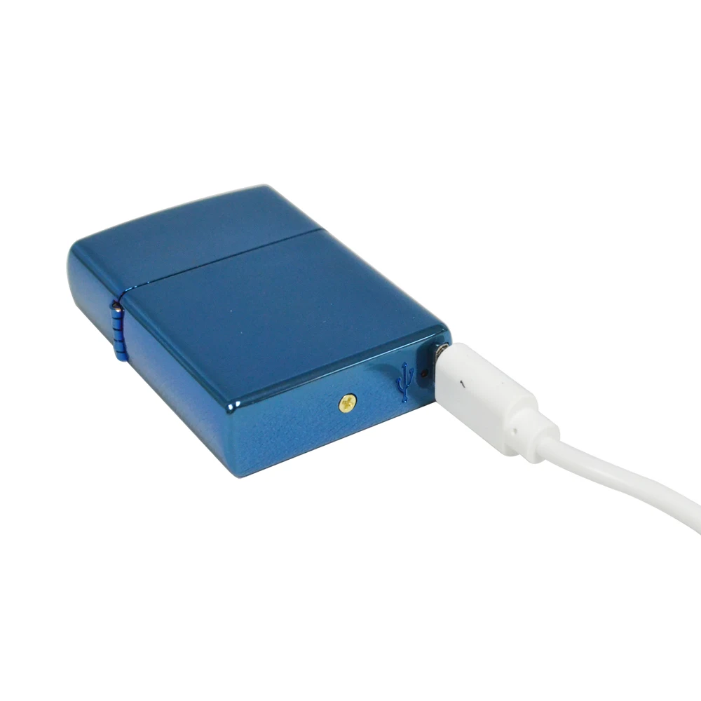 

Metal5pcs/lot Windproof Cigarette Lighter Electric Arc Lighter Electric Plasma Pulse USB Charging Cigar Smoking Lighter