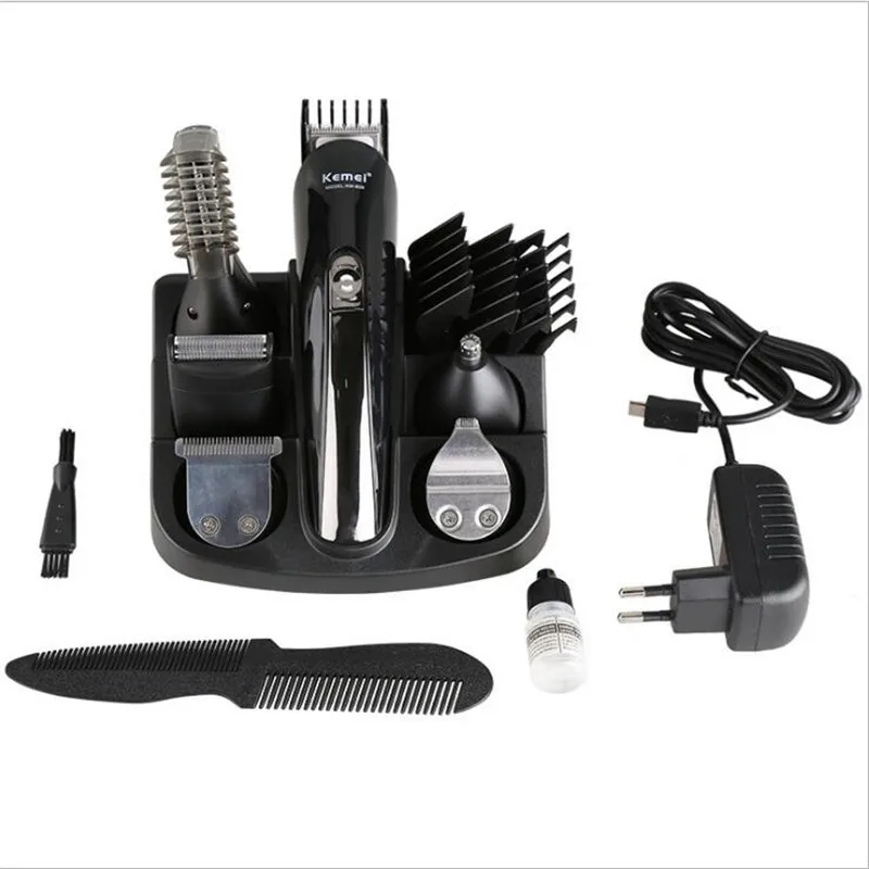 Бритва и триммер для волос 6 в 1|hair cutting machine|kemei professionalshaver beard trimmer |