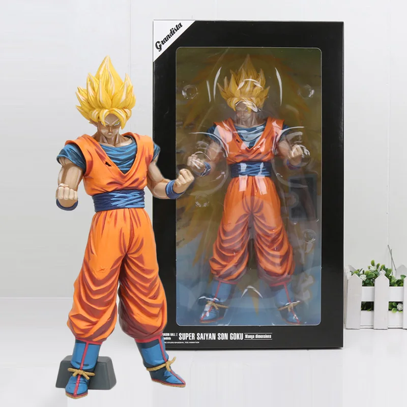 31 см аниме Dragon Ball Z Супер Saiyan Сон Гоку манга Размер грандиста ПВХ фигурка коллекция модель куклы игрушки
