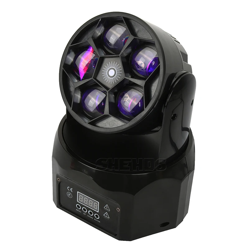 Светодиодный луч+ мыть шесть глаза пчел 6x15 Вт RGBW DMX512 11/14 каналов сценический эффект Освещение хорошо для DJ диско вечерние танцы пол клубов бар