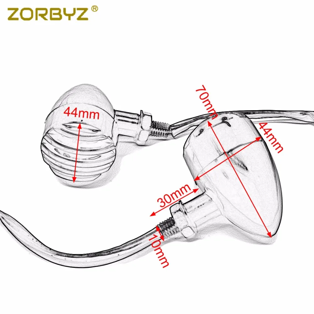 Черные мотоциклетные задние стоп-сигналы ZORBYZ для Harley Sportster 883 1200 XL Bobber Honda Yamaha |