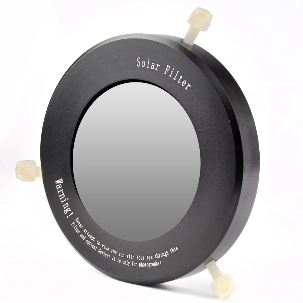 Стеклянный Телескопический солнечный фильтр с регулируемой крышкой