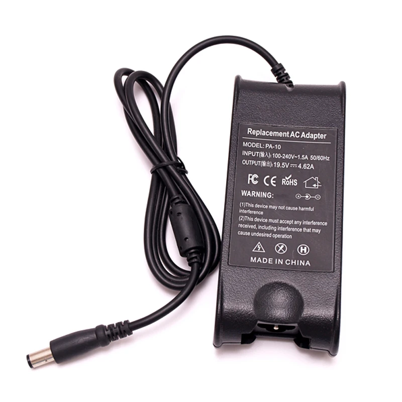 

19.5V 4.62A AC Laptop Adapter For dell inspiron PA-10 1545 N4010 n4030 n4050 1400 D610 D620 D630 1420 D800 E6400 pa-1900-02D