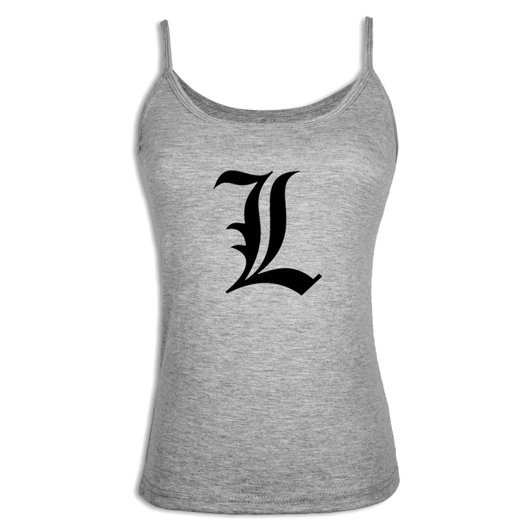 Майка женская хлопковая повседневная с аниме Death Note|Топы| |