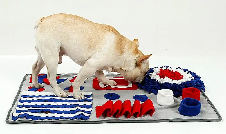 

2019 Dog Snuffle Mat Slow Feeding Dog Cat Food Mats Nosework Pet Activity Training Blanket Dog Toys