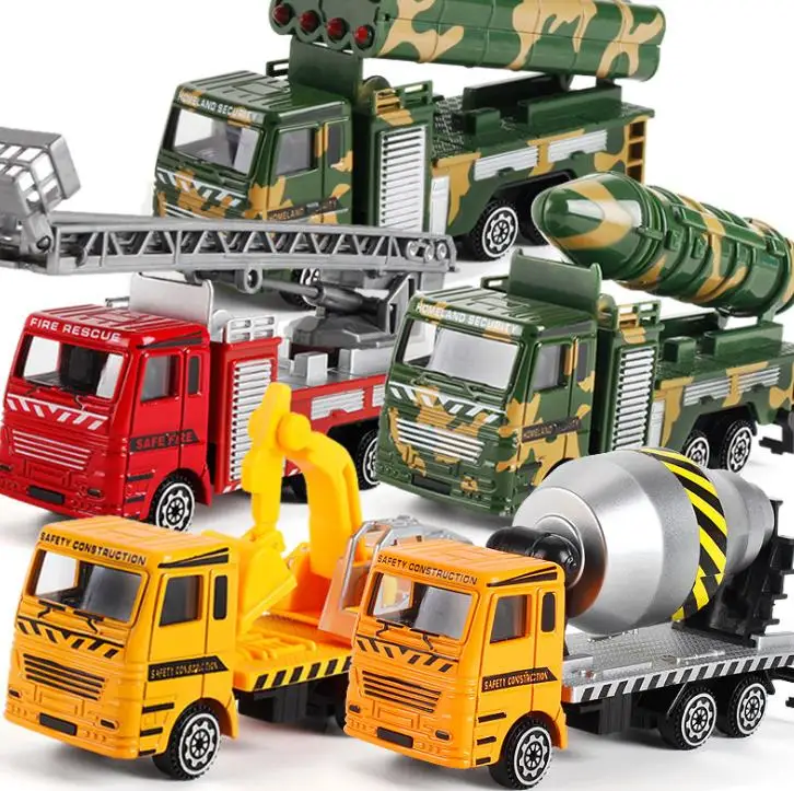 

different Alloy Engineering Toy Mining Car Truck Children's Birthday Gift Garbage Truck Hobby Funny KID Gift Drop Shipping