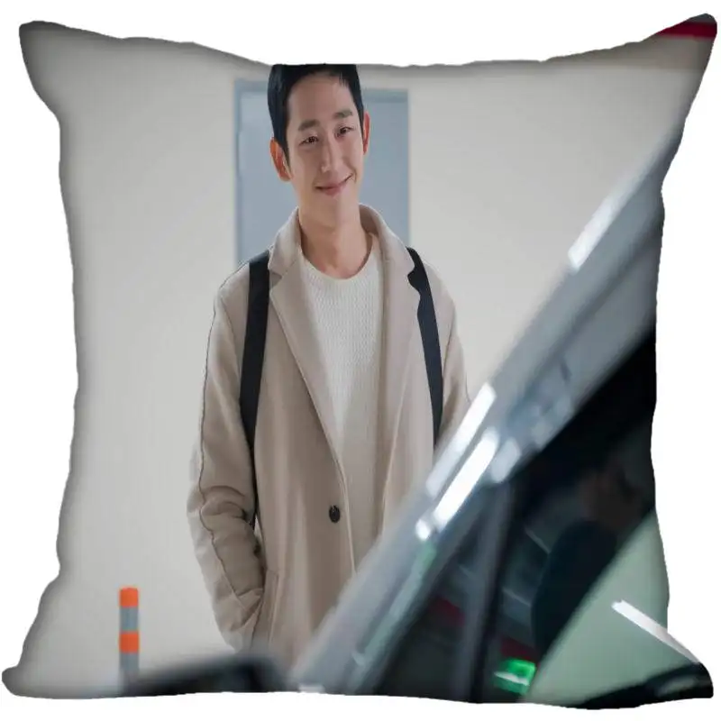 15 Новые Пользовательские Jung Hae В наволочках печатные квадратные шелковые наволочки домашние декоративные на молнии атласные наволочки(одна сторона - Цвет: 15
