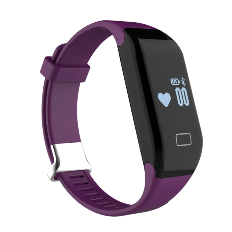 Вибрирующий браслет с будильником HR Монитор Сердечного Ритма Смарт Браслет