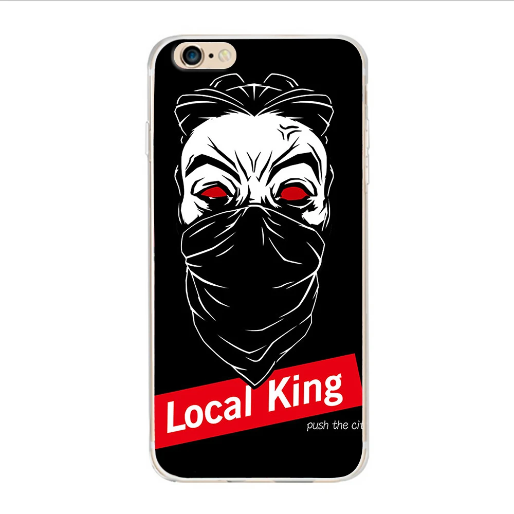 Местный король крышка Крышка Коке Для Samsung Galaxy S7 Edge S4 S5 S6 S3 Grand Prime Case для iPhone 4 5 5S SE 6 S