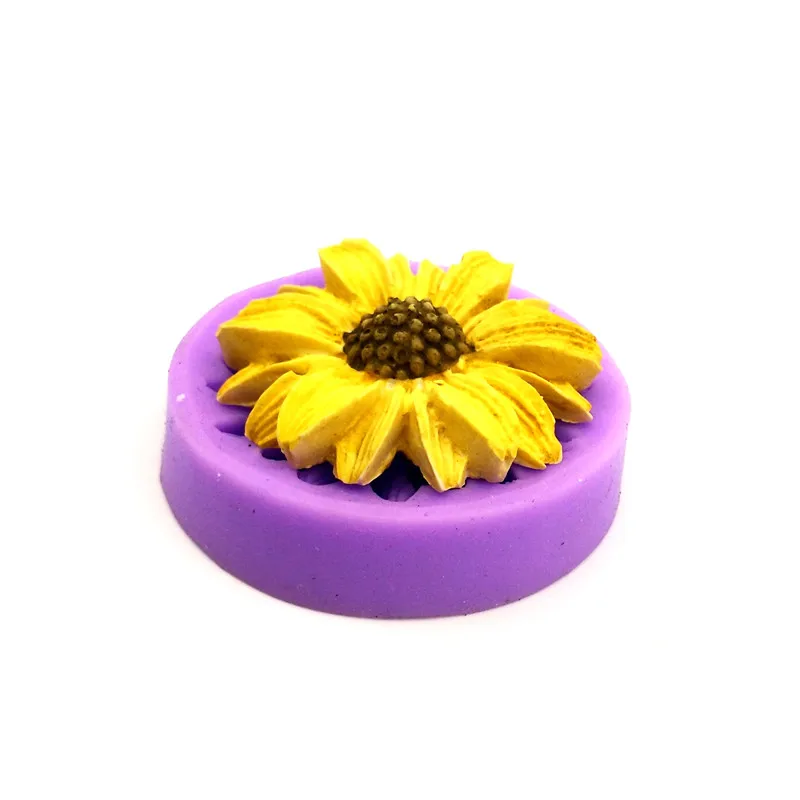 Силиконовая 3D форма для торта и мыла в форме цветка хризантемы 1 шт. выпечка DIY