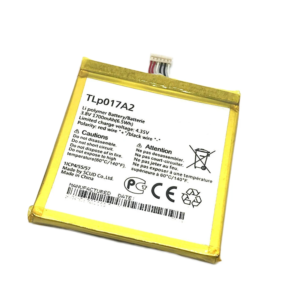 10 шт./лот TLp017A2 Аккумулятор для Alcatel Onetouch Idol 2 Mini L OT 6016A 6016D 6016X 6014X аккумулятор 1700