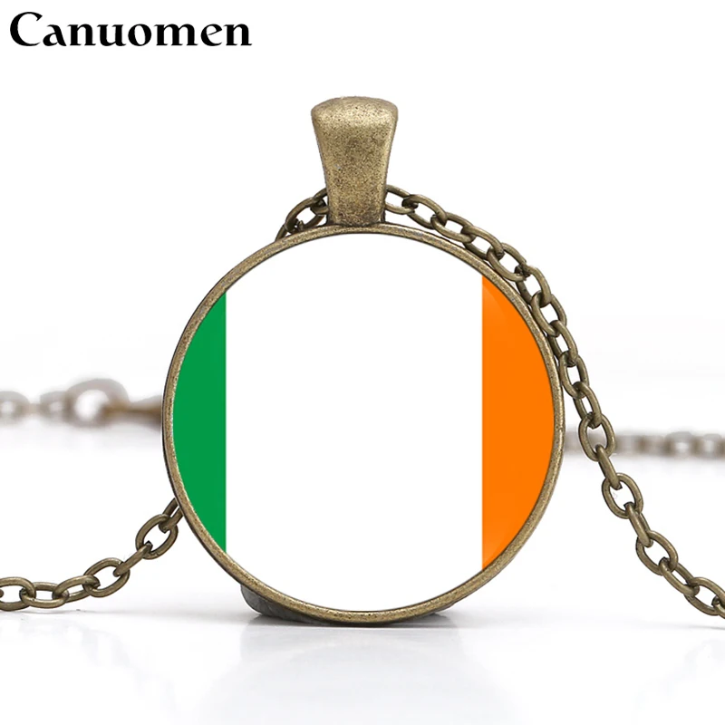 Canuomen Франция кулон в форме флага ожерелье Западная Европа национальные флаги