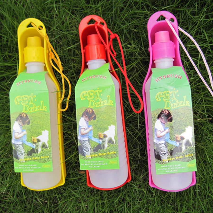 Висячая большая миска для собак портативная пластиковая бутылка воды контейнер