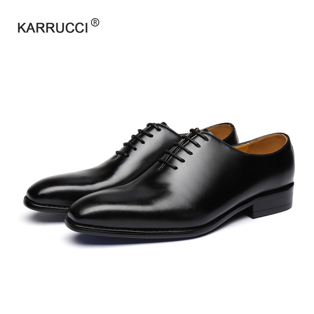 KARRUCCI/Классические модельные туфли оксфорды Мужской строгий деловой стиль