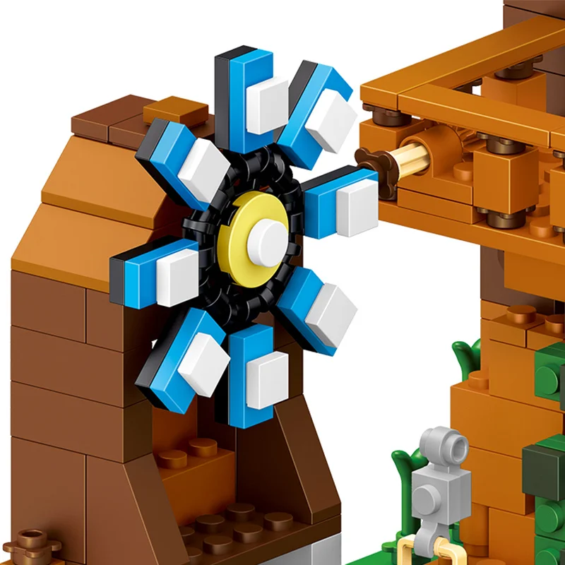 Новинка 1007 шт. мой мир водный замок мини драконы фигурки Legoings модель строительные