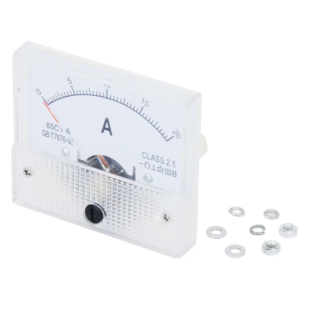 

KSOL New 20A Analog Ampere Panel Meter Current Amp