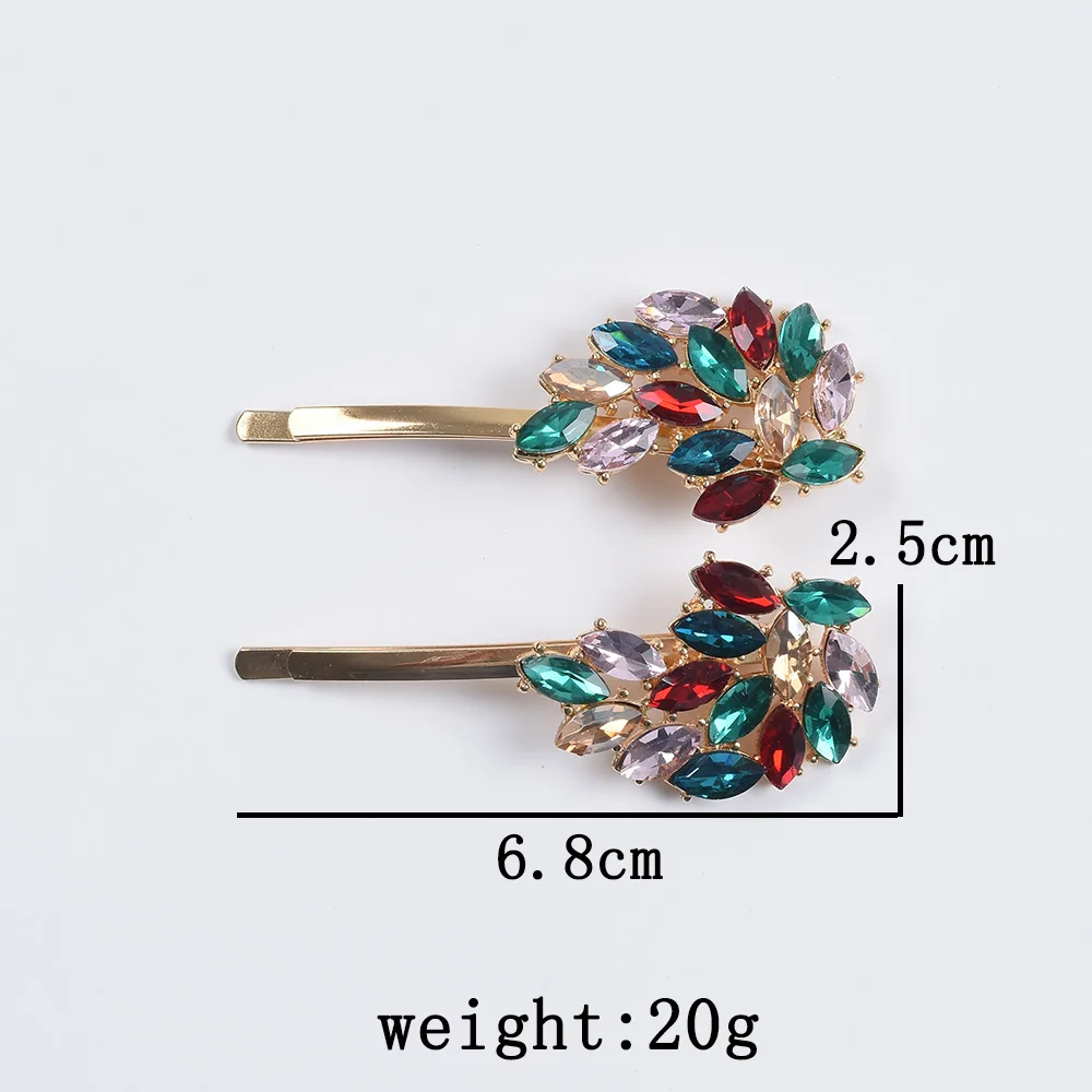 2020 ZA модные заколки для волос со стразами стразы девочек зажим ювелирные изделия