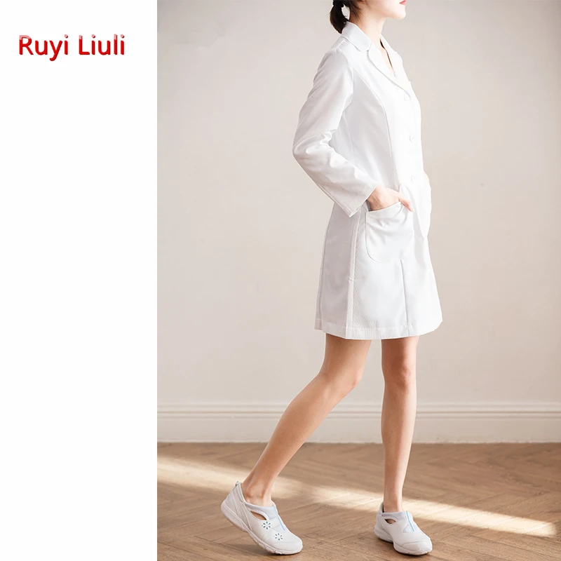 Orthopedic surgeon oral cavity and dentistry in the doctor's clothing long sleeve gown women | Тематическая одежда и