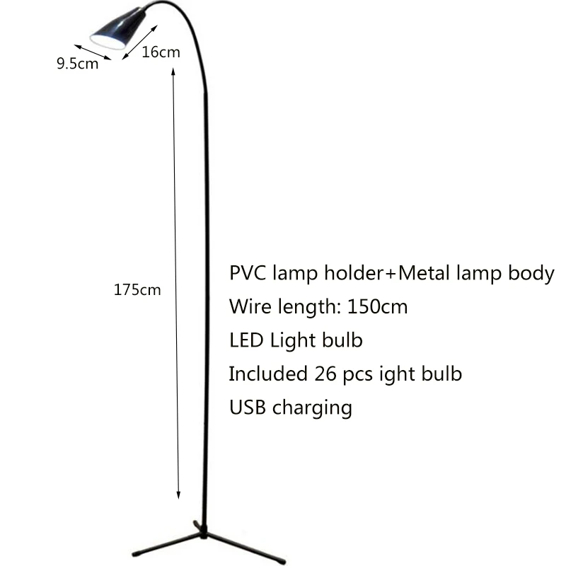 Современный минималистичный СВЕТОДИОДНЫЙ торшер с затемнением креативная
