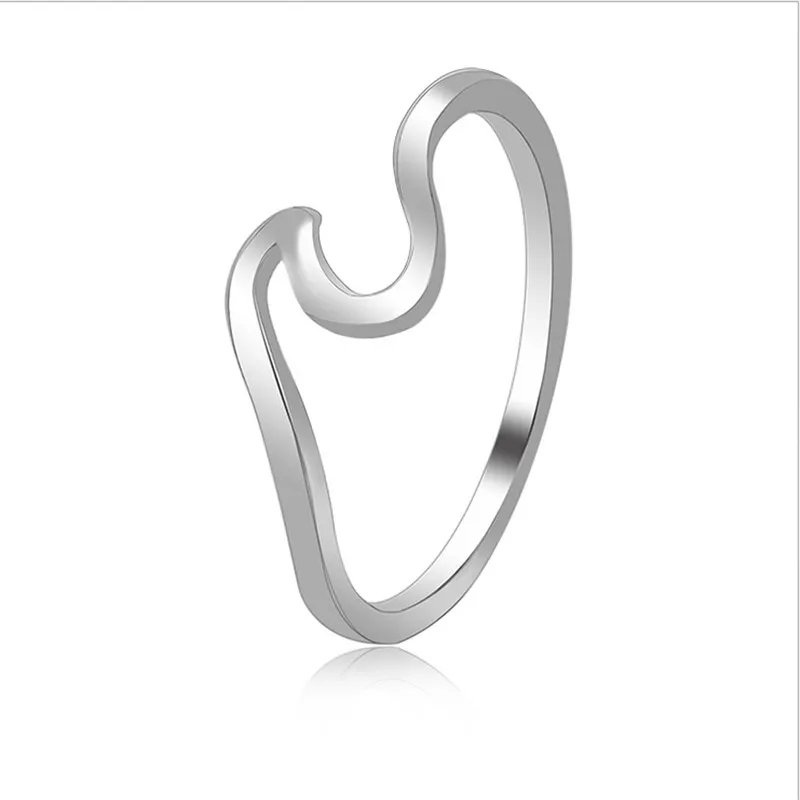 Женские волнистые кольца Bague Homme металлические обручальные аксессуары для женщин