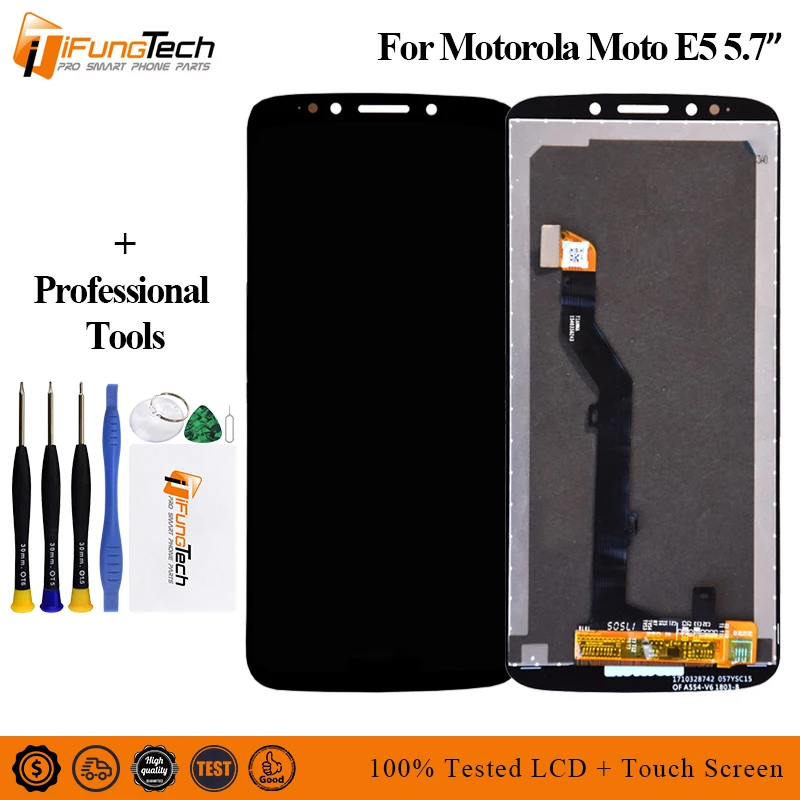 5 7 &quotОригинальный дисплей для Motorola Moto E5 ЖК с сенсорным экраном дигитайзер сборка