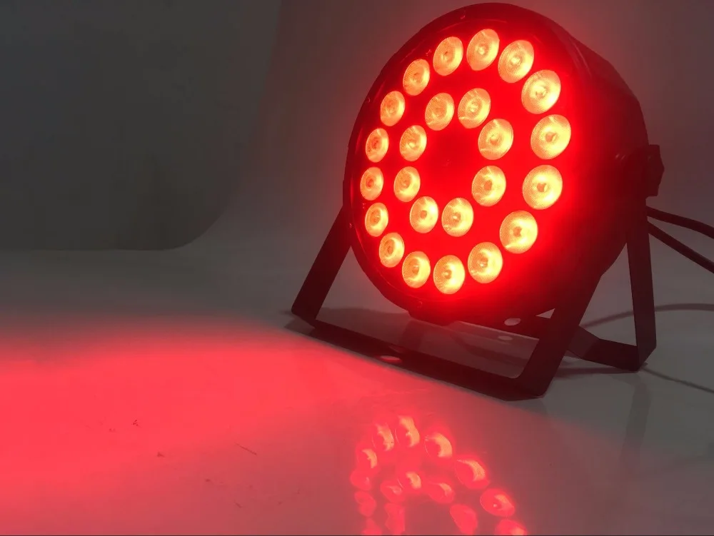 4 шт/RGBW 4in1 24X12W светодиодный Par Светильник dmx512 сцена плоский PAR диско светильник s