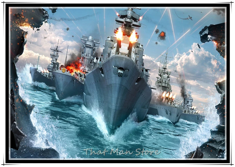 Корабли World of warship WOWS корабль морского флота боевая игра украшение для дома