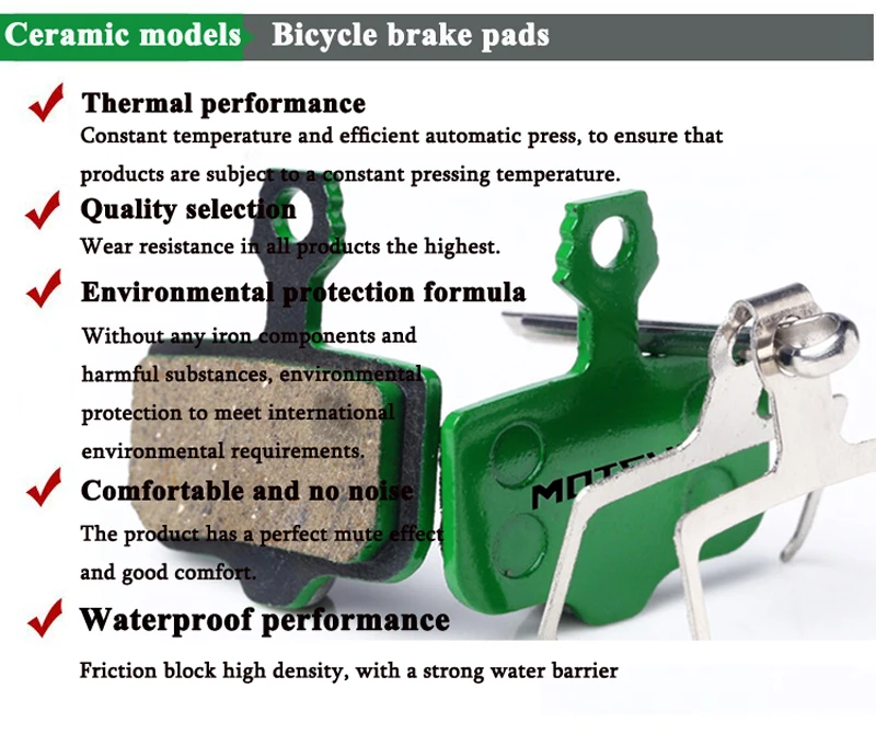 Велосипедные Керамические дисковые Тормозные колодки для гидравлического