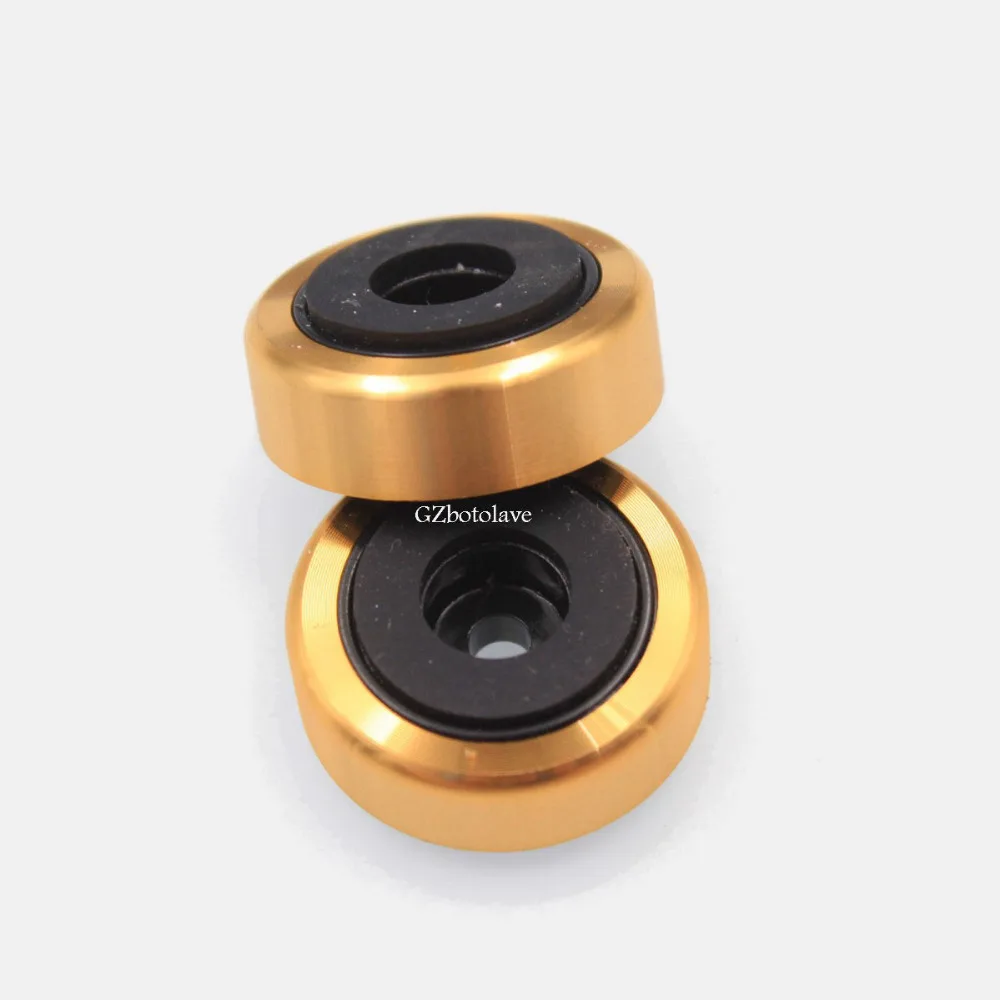 4PCS 30*11 Classic silver/gold aluminum Audio amplifier Speaker damping pads Computer machine feet Free ship | Электроника