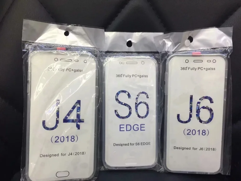 Чехол с полным покрытием корпуса для Galaxy J4 J6 A6 Plus J8 A8 A7 A750 A9 J330 2018 прозрачный