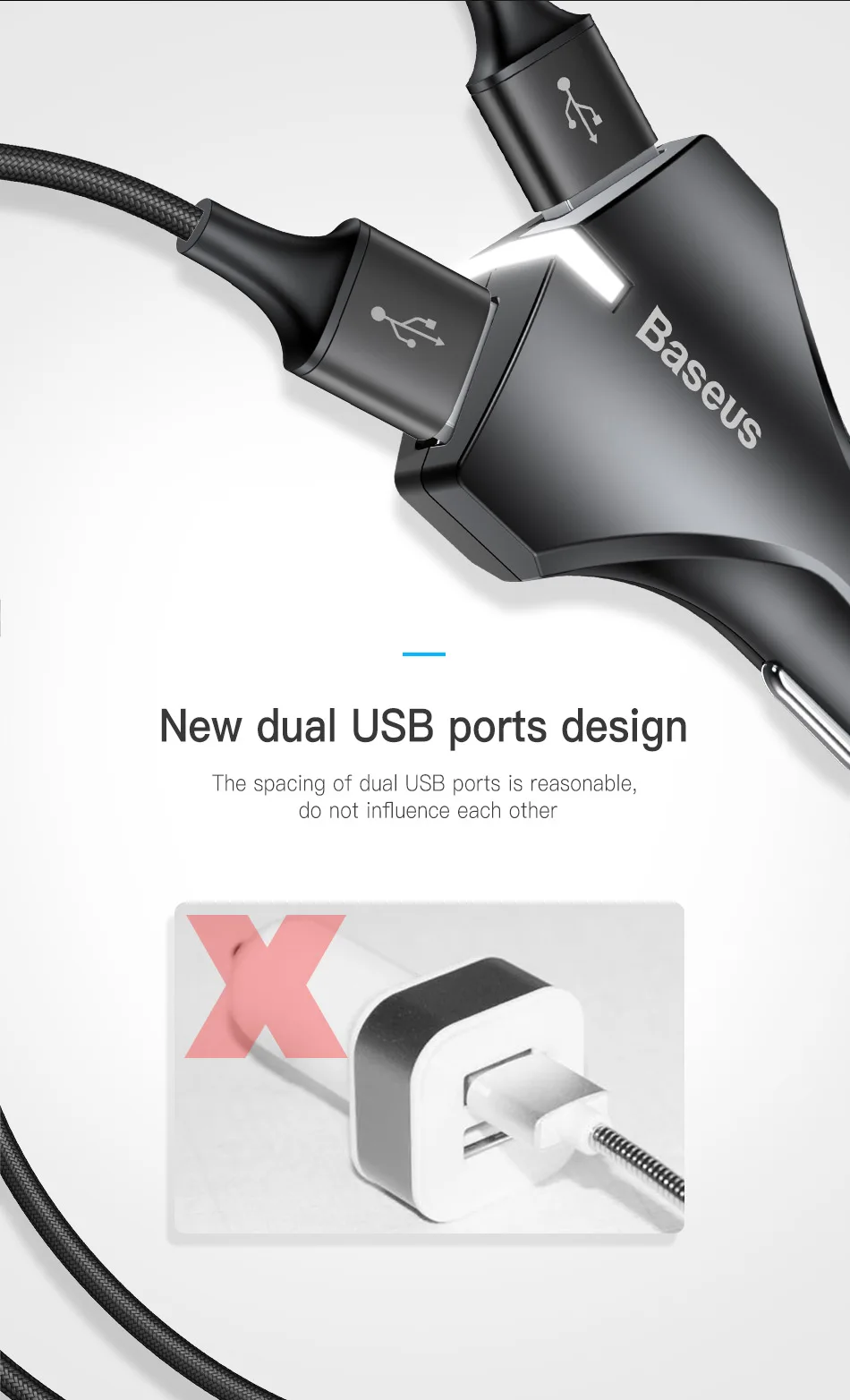 Baseus Quick Charge 3,0 Автомобильное зарядное устройство для samsung Quick charger QC 3,0 USB зарядное устройство для мобильного телефона huawei Xiaomi Быстрая зарядка