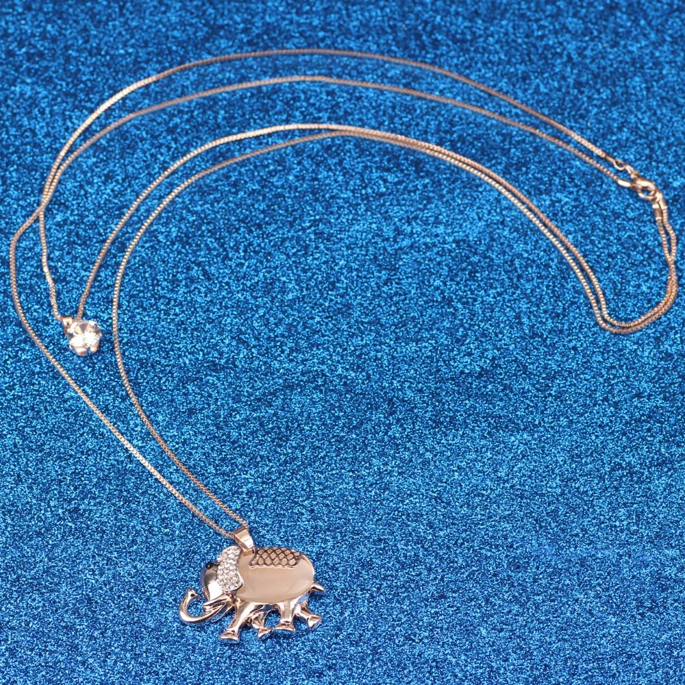 Женское Ожерелье со слоном и кристаллами|animal jewelry|fashion jewelryjewelry fashion |