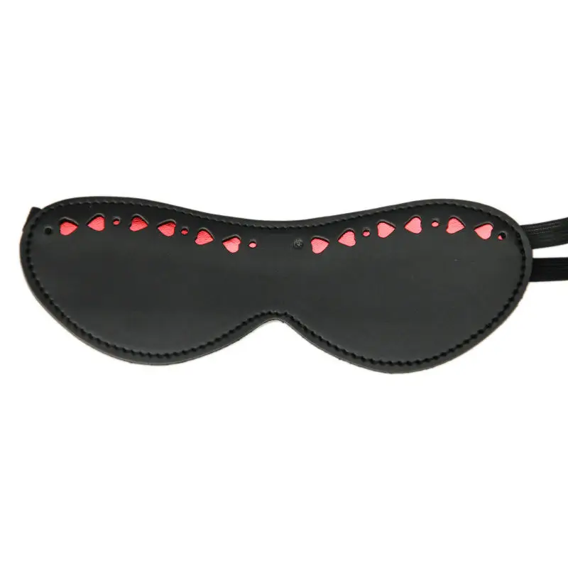 Интимная вечерние шка в форме сердца|leather blindfold|adult gamesblindfold leather |