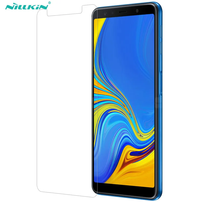 Защитная пленка NILLKIN для Samsung Galaxy A7 2018 из закаленного стекла HD с защитой от взрыва