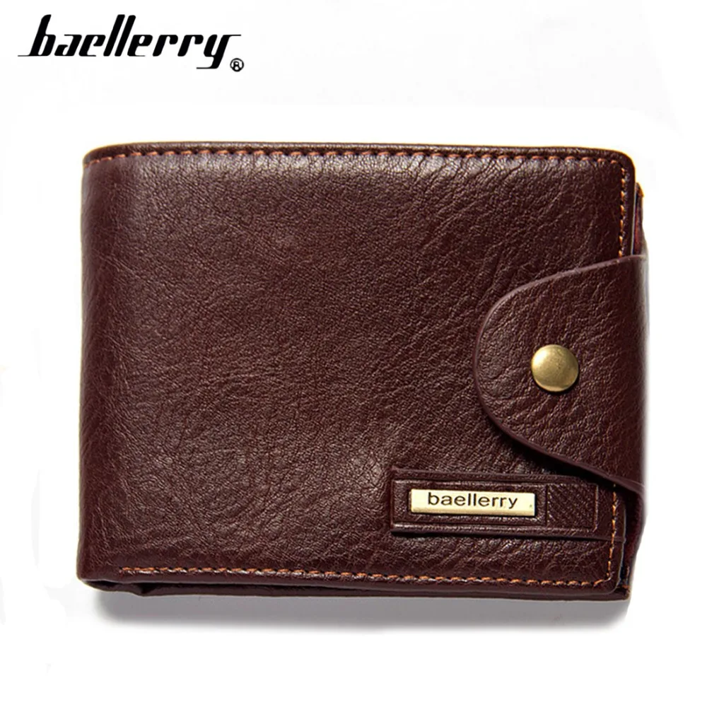 2019 мужские кошельки baellerry из искусственной кожи винтажный короткий дизайн