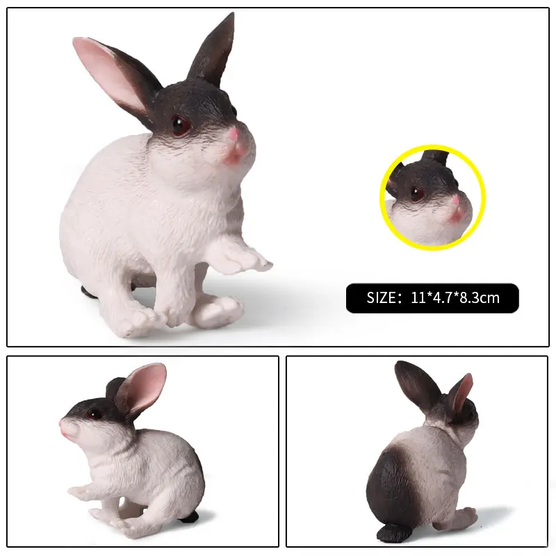 4 шт. детская игрушка кролик|animal model|animes actiontoys for |