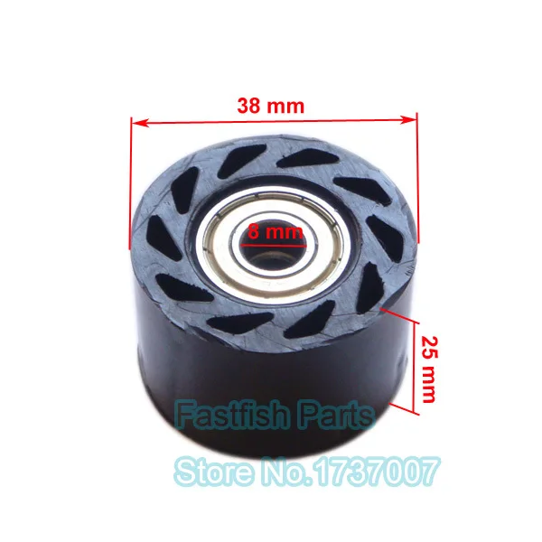 8 мм ID Новый вытяжной ролик цепи Натяжитель для Dit питбайка Atv квадроцикла скутера