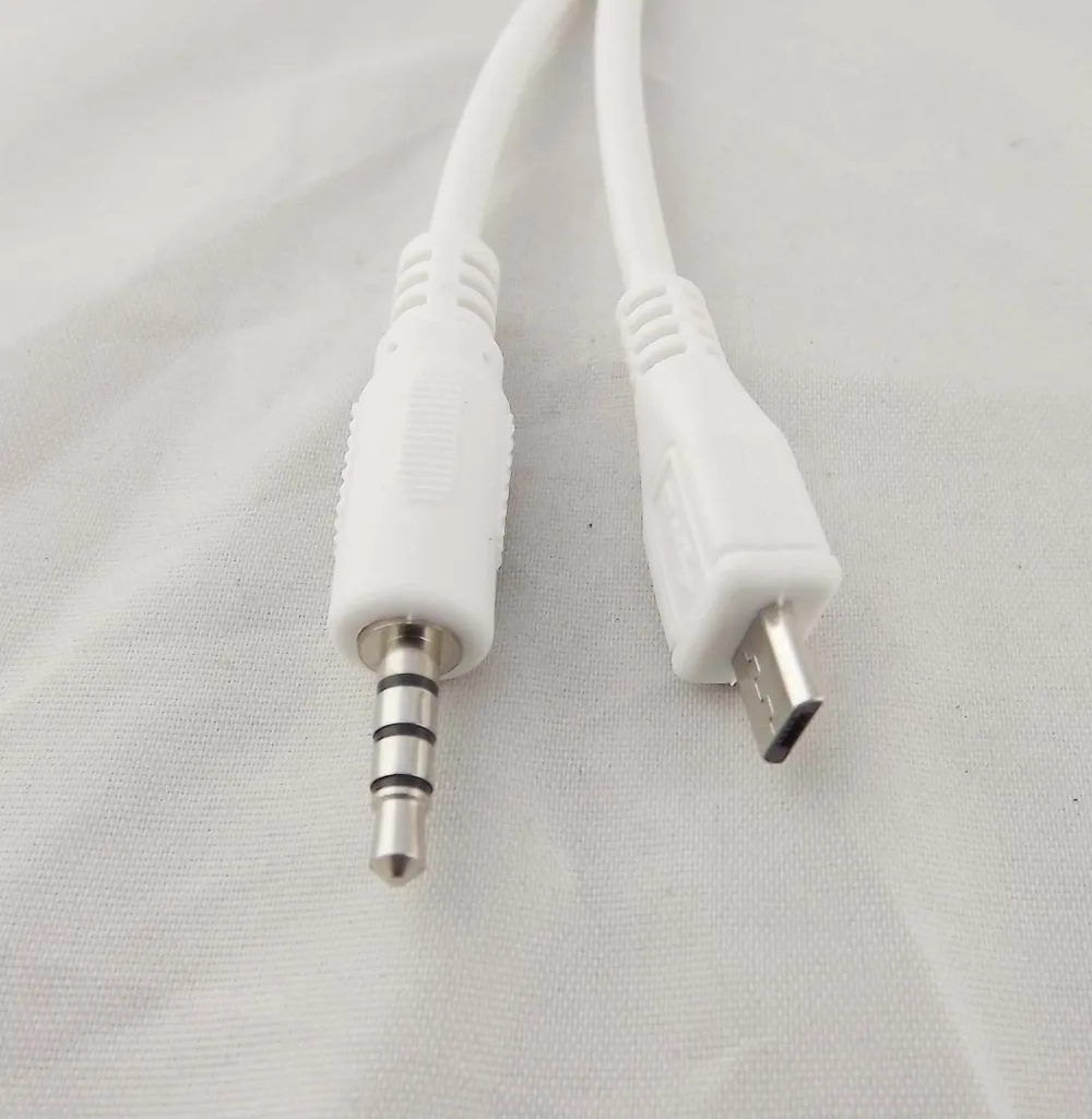 1 шт. 3 5 мм стерео штекер к Micro USB Pin Мужской M/M адаптер конвертер аудио кабель 50 см |