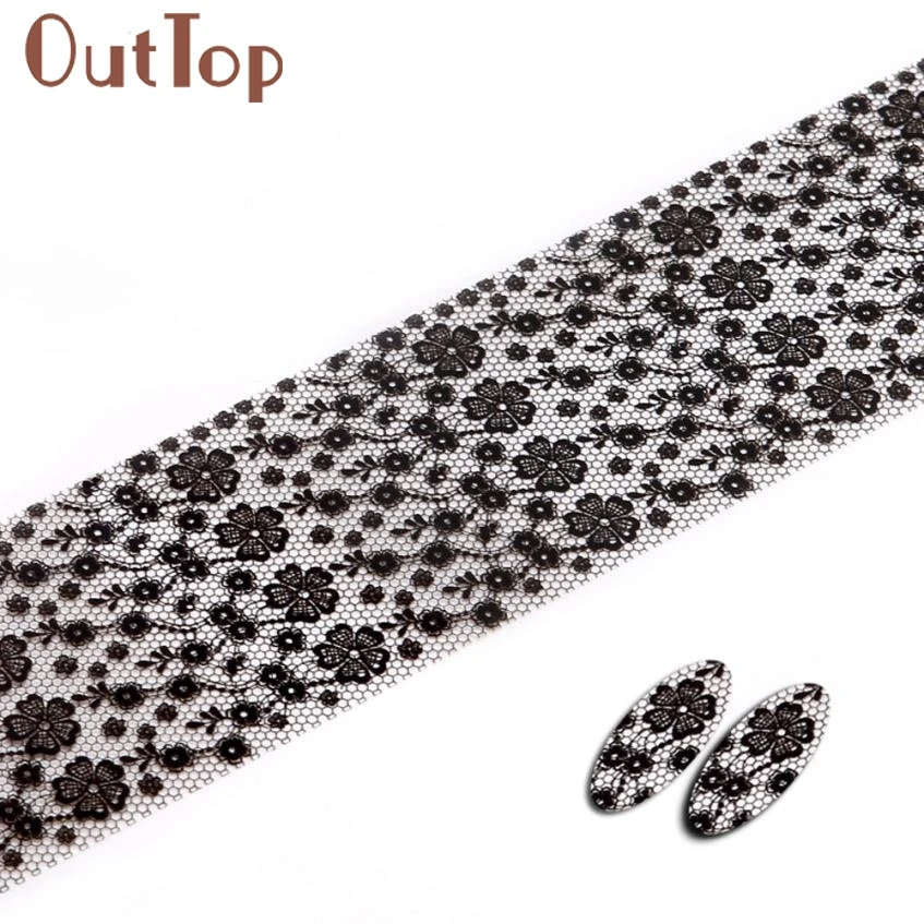 nail sticker Flower design Nail Art Transfer Wrap Foil Sticker Glitter Tip Decal Decoration DIY 4cm*100cm ar12dropship | Красота и