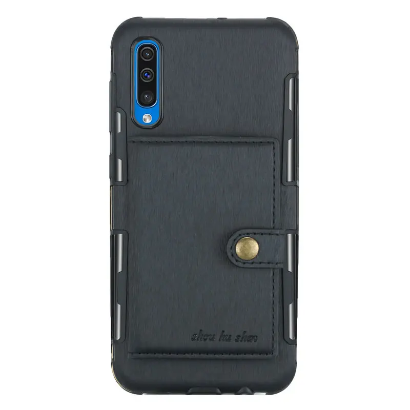 Матовая ткань флип для Coque samsung A50 чехол A20 samsung A70 чехол слот для карт кошелек чехол на заднюю панель телефона для Samsugn Galaxy A30 крышка A10