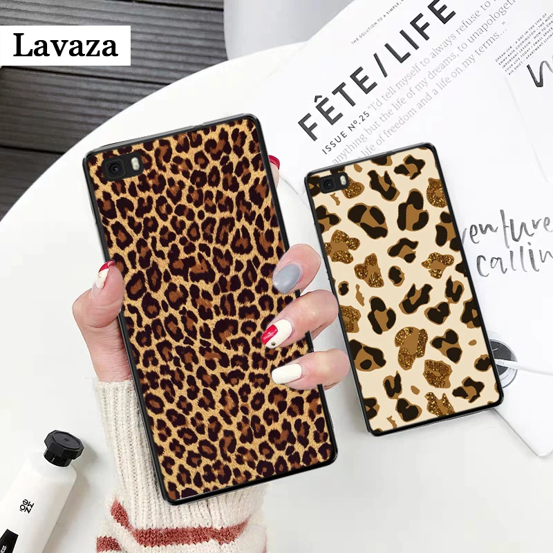 Силиконовый чехол с тигром леопардовой пантерой для Huawei P8 Lite 2015 2017 P9 2016 Mimi P10 P20 Pro P