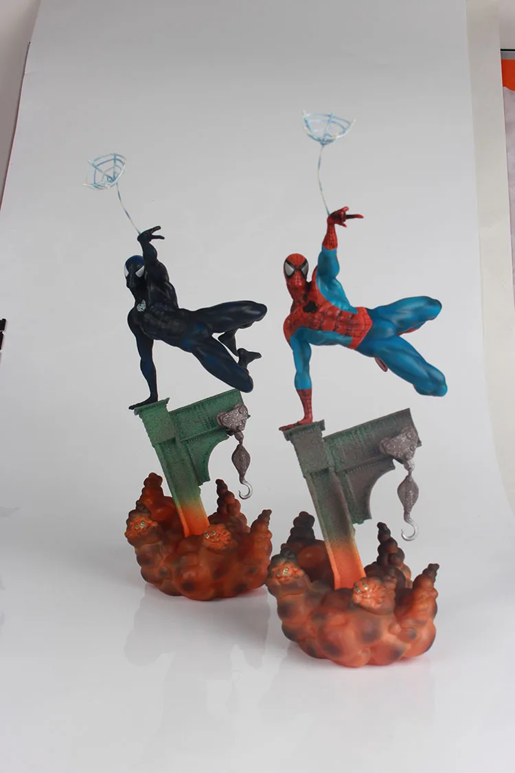 Фигурка Человека-паука из фильма Marvel черная статуя человека-паука 3 и | Игрушки