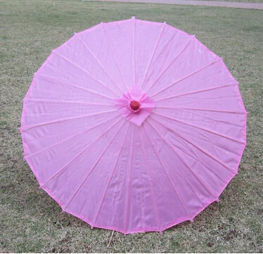 Бесплатная доставка китайский цветной тканевый зонтик белый розовый