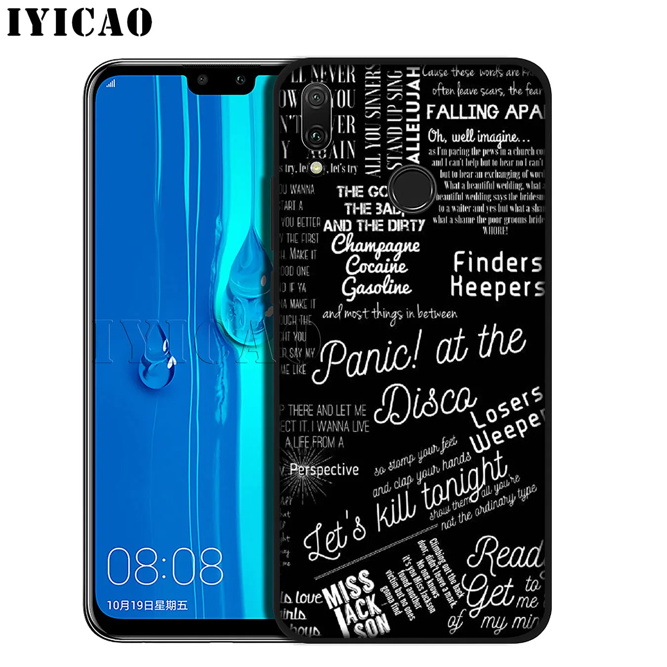 IYICAO Panic! В Disco Мягкий силиконовый чехол для телефона Huawei Mate 30 20 10 Pro Nova 5I 5T 5 4 4E 3i 3 2i Lite