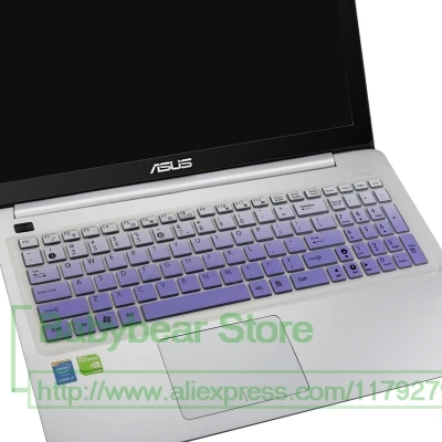 15,6 ''чехол для клавиатуры ноутбука для Asus x552m X552mj x552L x552E x552 x552cl x550v x550c x550l x550jx x556u x556ur - Цвет: gradualpurple