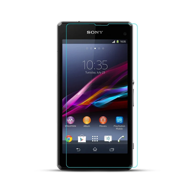 2 шт. hopelf закаленное Стекло для sony Xperia Z1 компактный Экран протектор телефон пленка